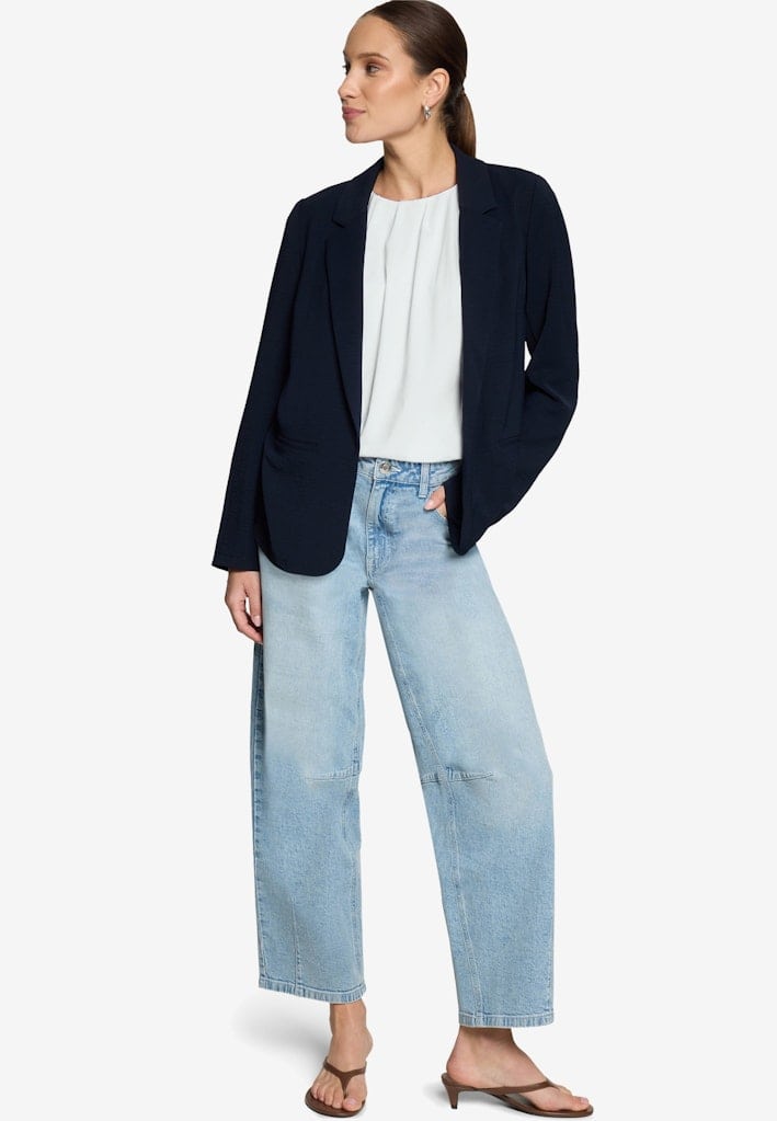 Longblazer mit Paspeltaschen