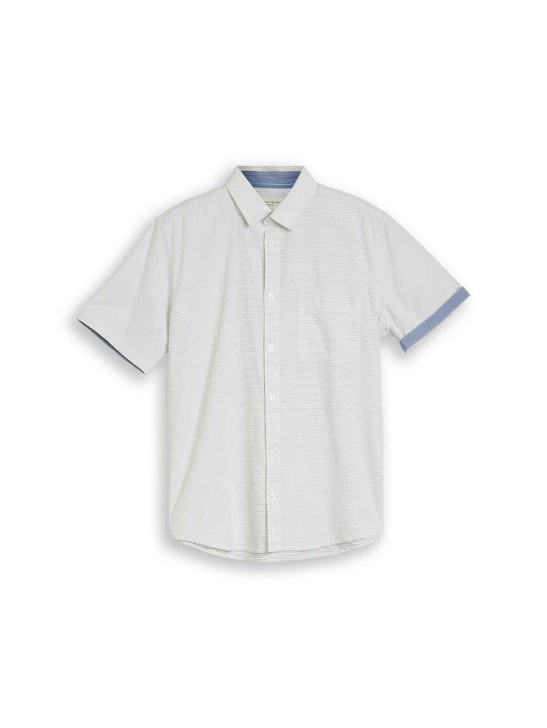 Regular Fit Kurzarmhemd aus Baumwolle