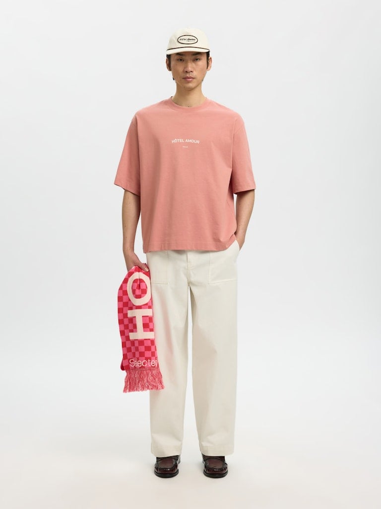 SLHBOXYLIAM SS O-NECK TEE HOTEL AMOUR