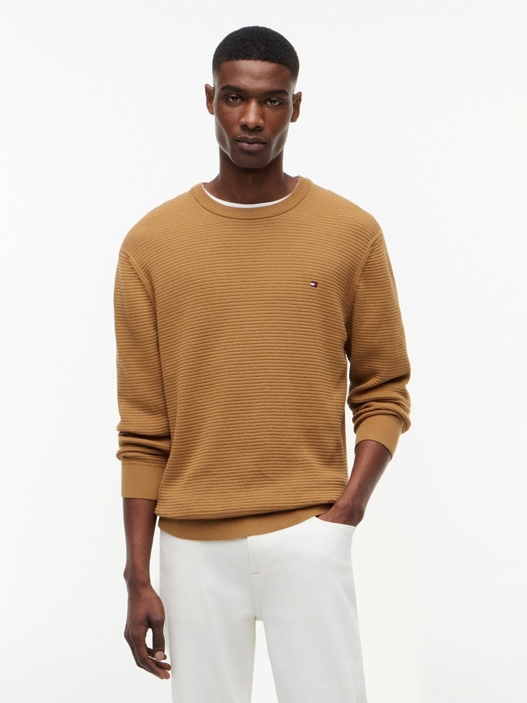 SEASONAL STRUCTURE CREW NECK