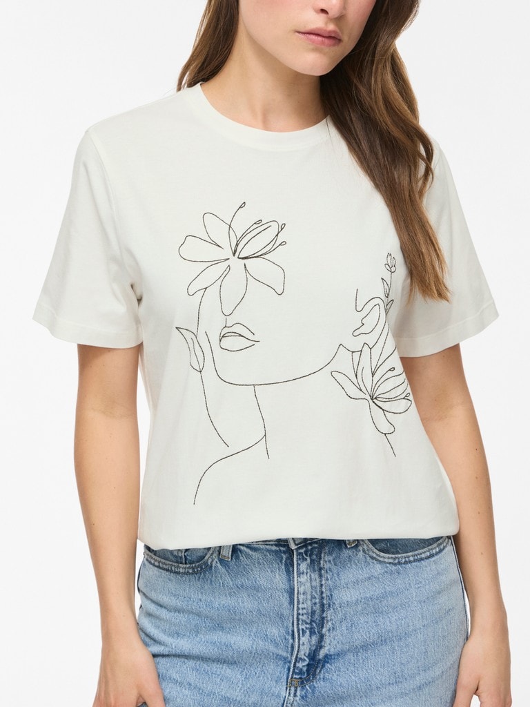 VISYBIL O-NECK S/S ARTISTIC TOP