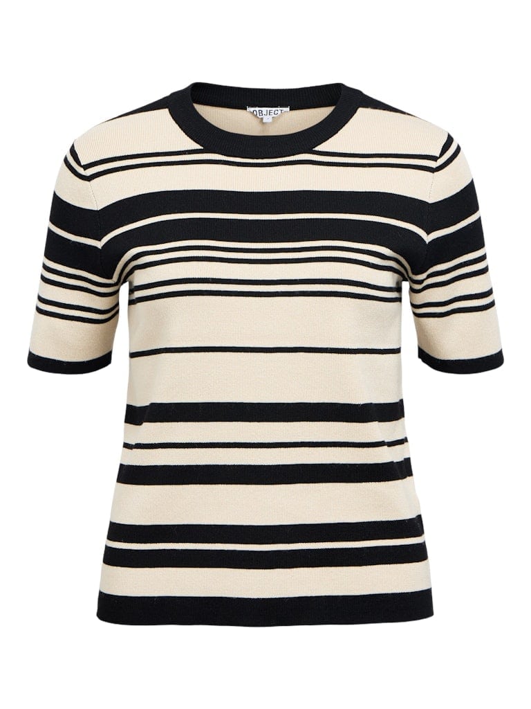 OBJESTER S/S NEW KNIT PULLOVER NOOS