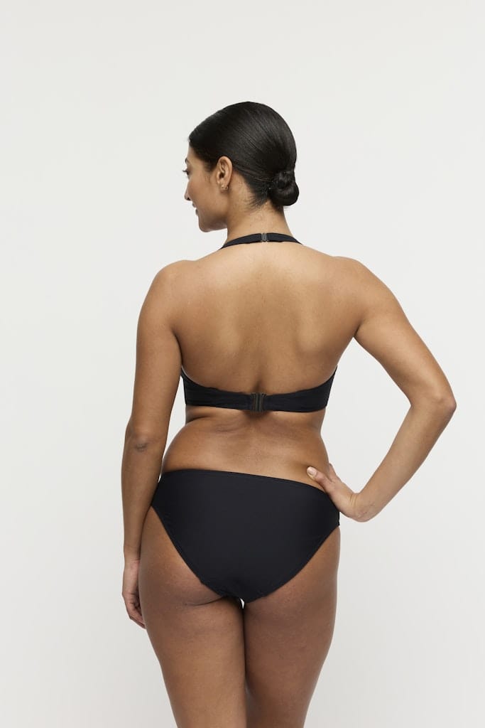 UVITA schwarz Unterlegtes Bikini-Top tief.
