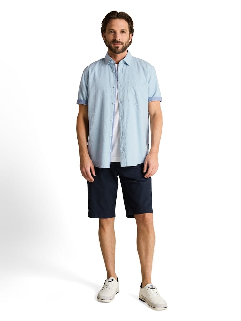 Regular Fit Kurzarmhemd aus Baumwolle
