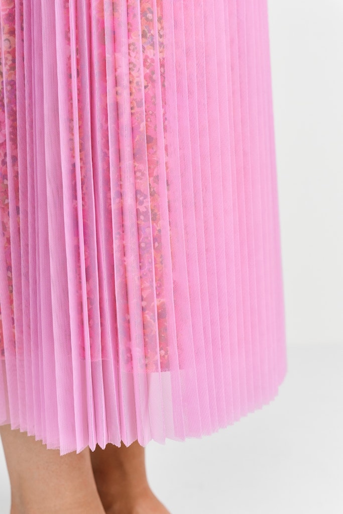 Tulle plissee skirt