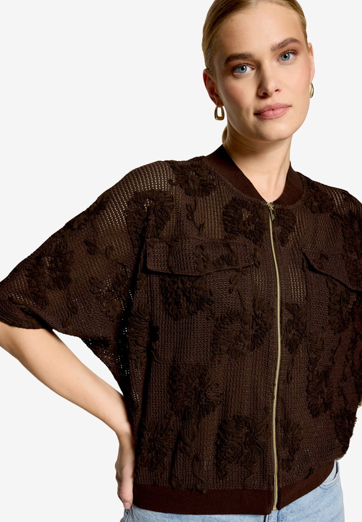 Blouson mit Fledermausärmeln