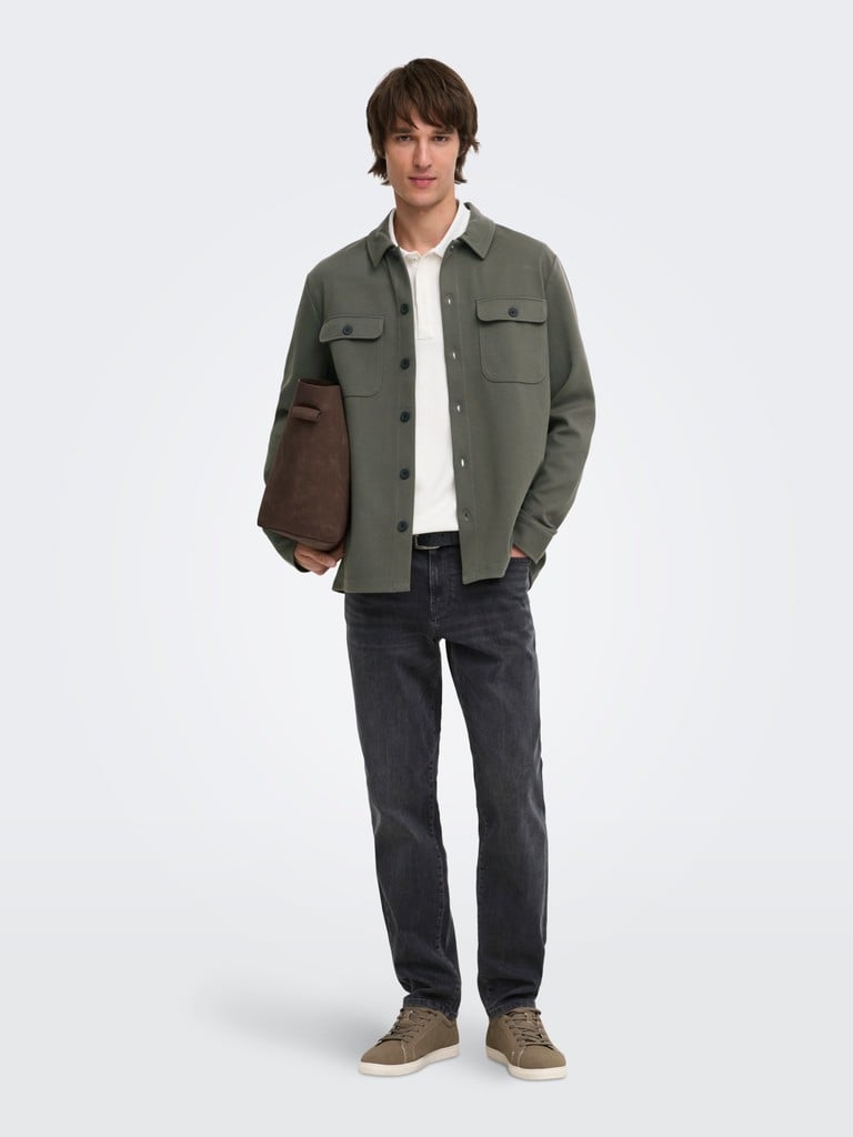 ONSNEWKODYL OVERSHIRT SWEAT NOOS