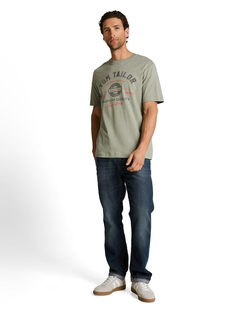T-Shirt mit Logo-Print