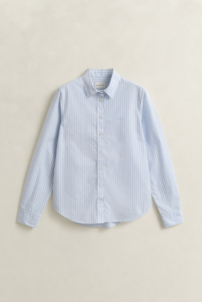 Regular Fit Classic Popeline Hemd mit Streifen