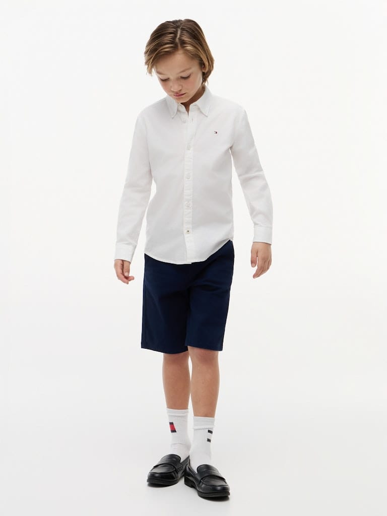 BOYS STRETCH OXFORD SHIRT L/S