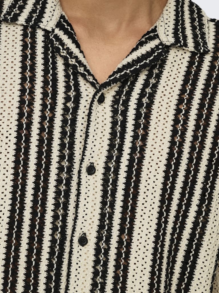 ONSDANI CROCHET SS SHIRT NOOS