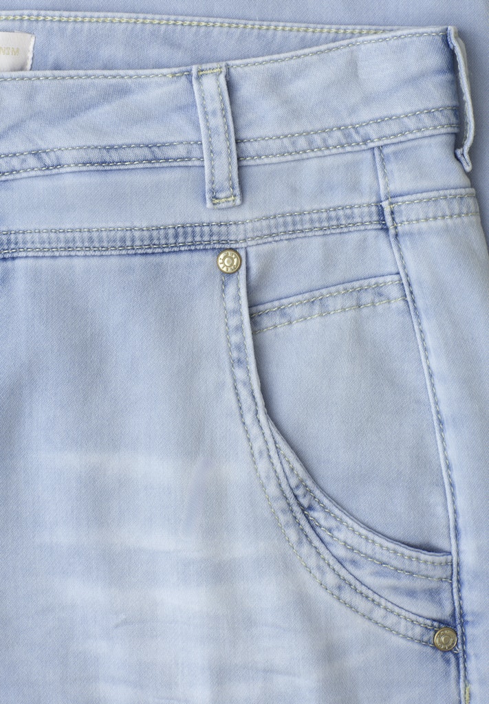 High Waist Barrel Leg Jeans im Loose Fit