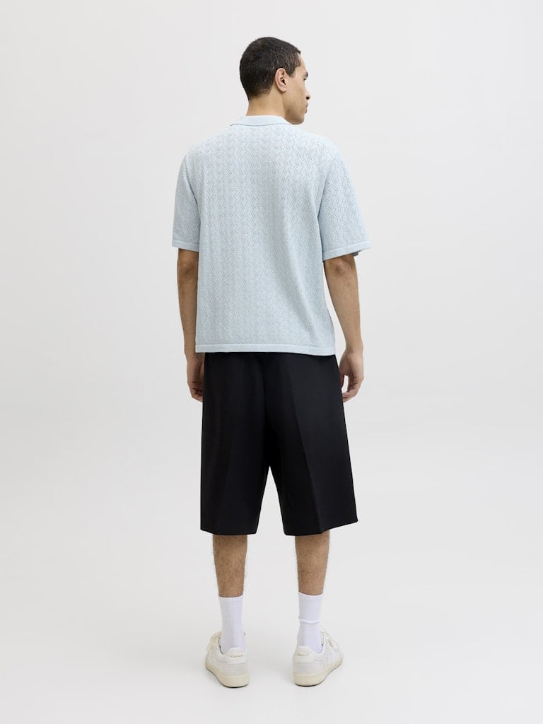 JORTYLER KNIT SS SPLIT NECK POLO SN