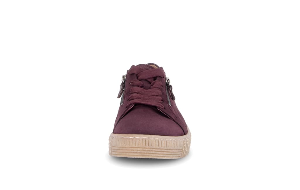 Sneaker low Rauleder lila