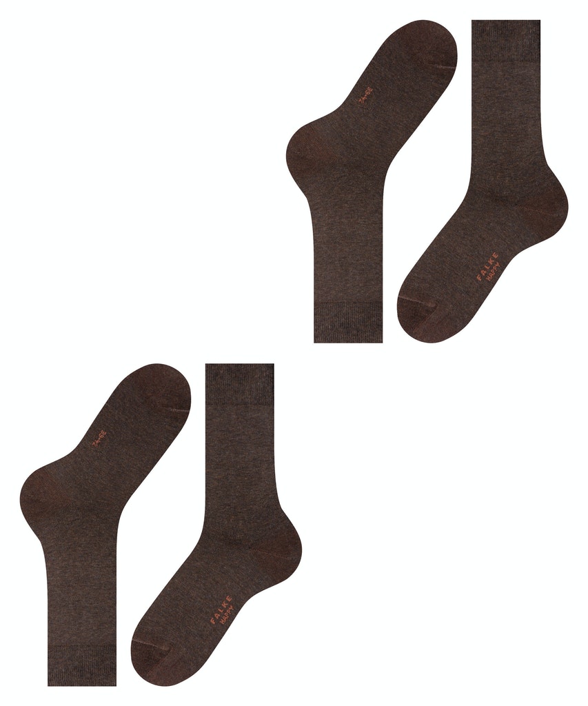 FALKE Happy 2-Pack Herren