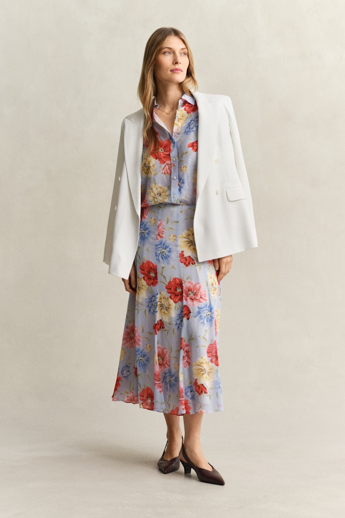 Rock mit Blumenprint