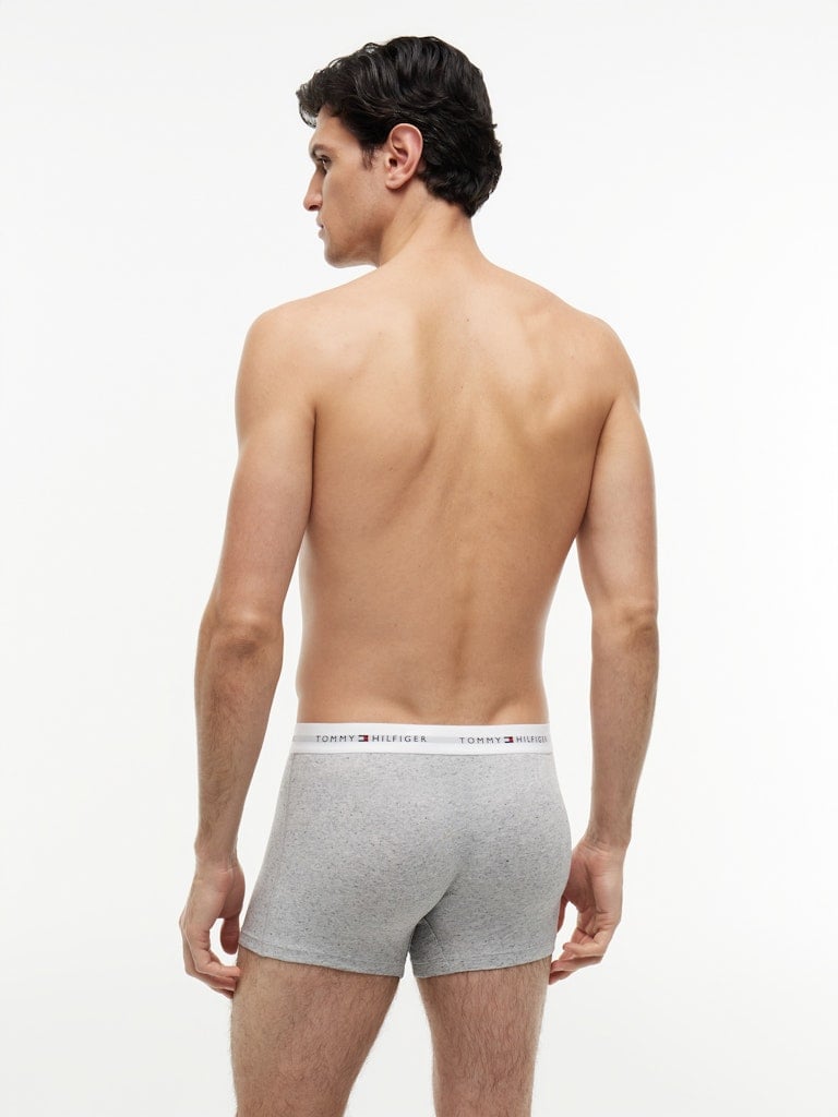 3-Pack Signature Repeat Logo Waistband Trunks