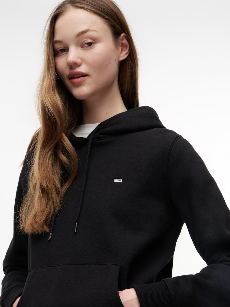 Flag Embroidery Brushed Fleece Hoody