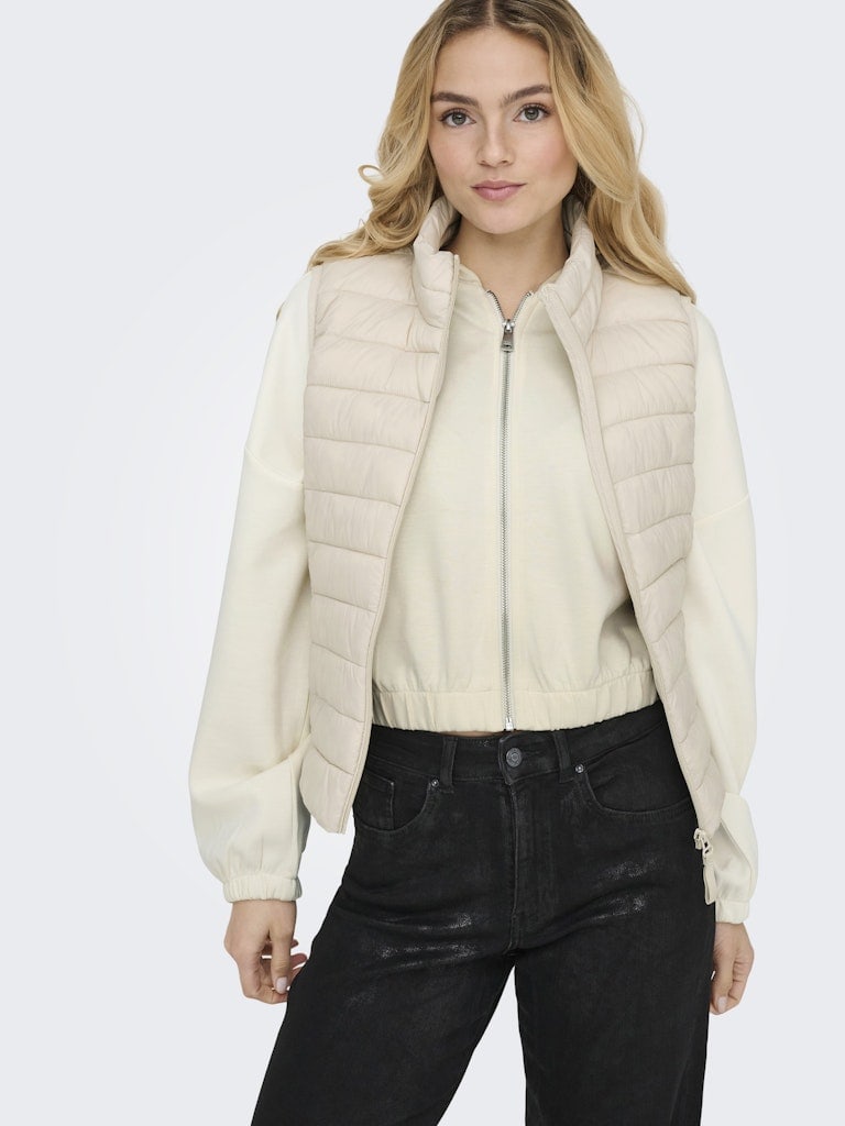 ONLSCARLETT L/S ZIP-HOOD SWT