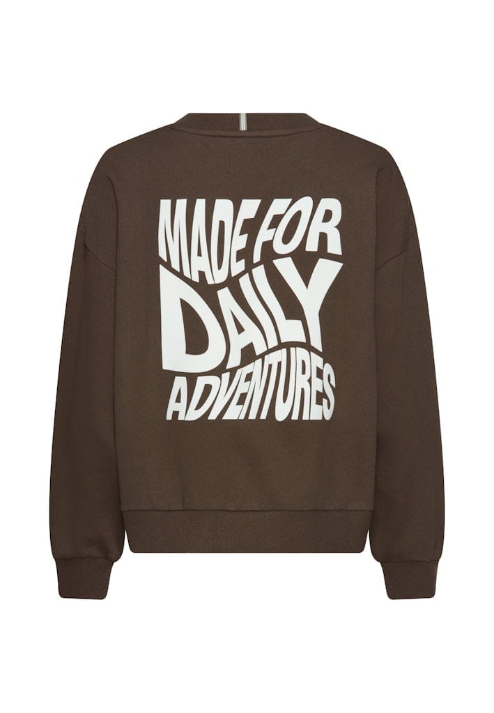 Sweatshirt mit Backprint