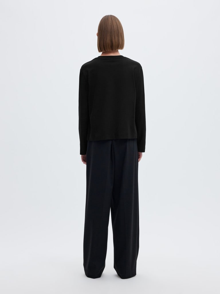 SLWESSENTIAL LS BOXY TEE NOOS