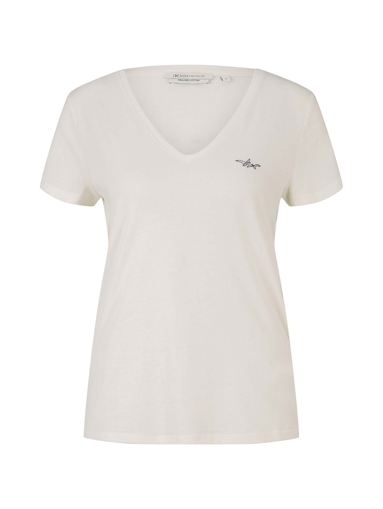 relaxed v-neck tee
