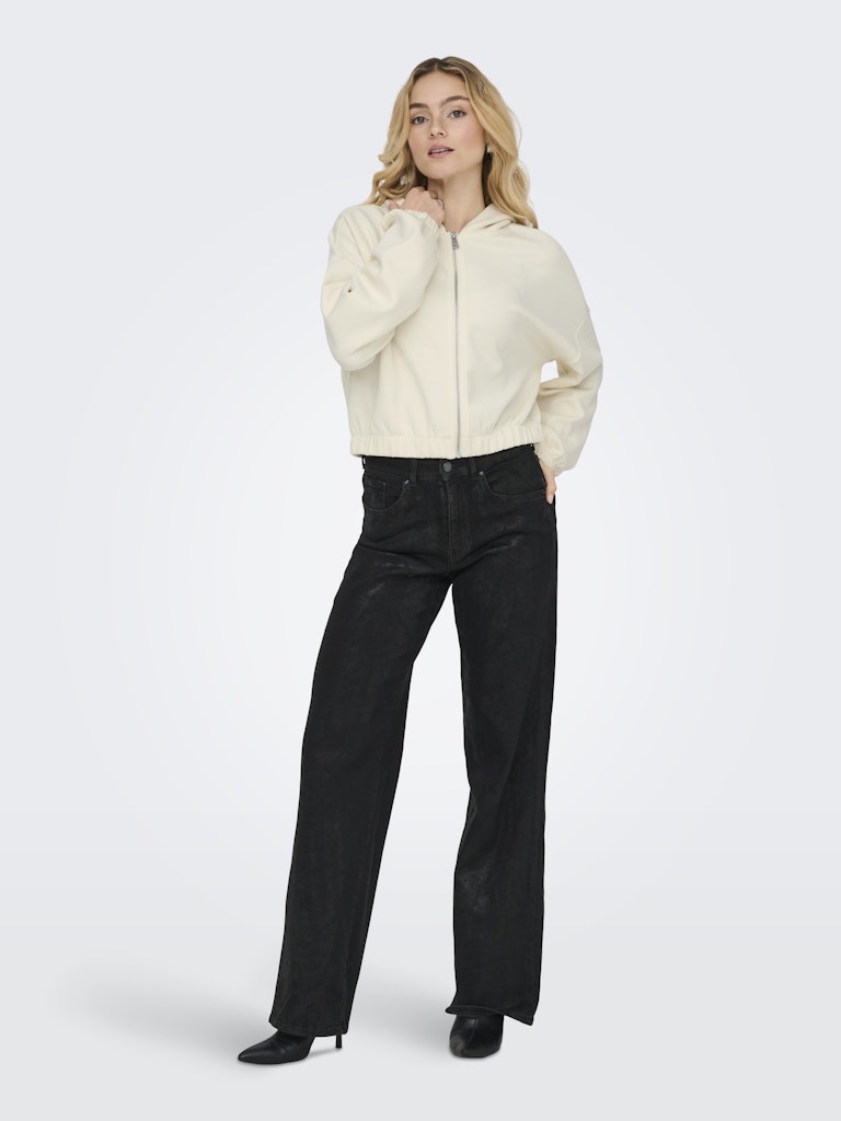 ONLSCARLETT L/S ZIP-HOOD SWT