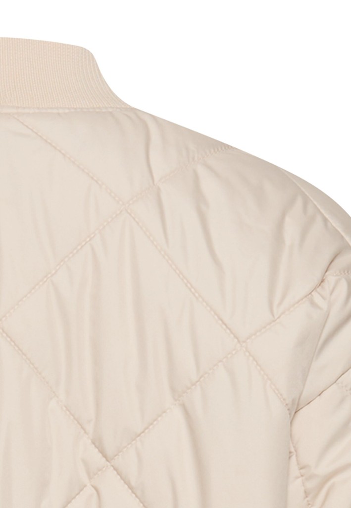 Oversize Bomberjacke mit bedrucktem Futter