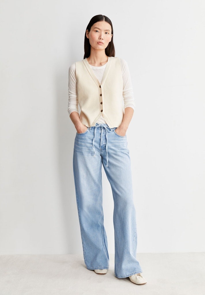 ASTRAEAAS MID WAIST WIDE JEAN