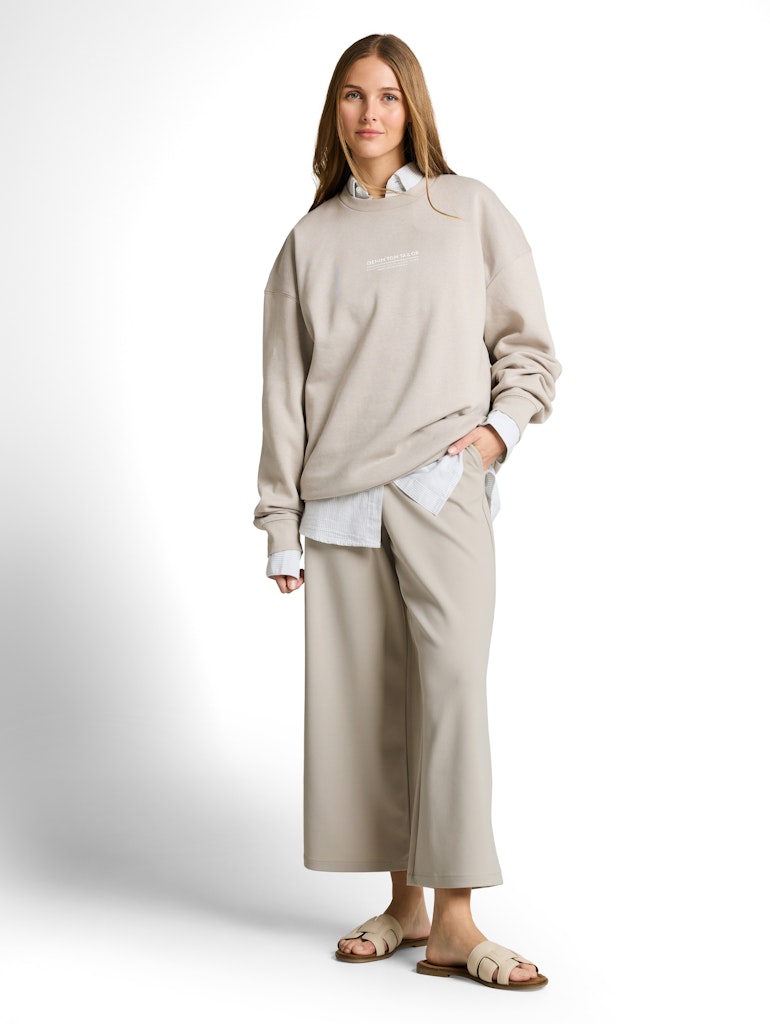 High Waist Culotte Hose
