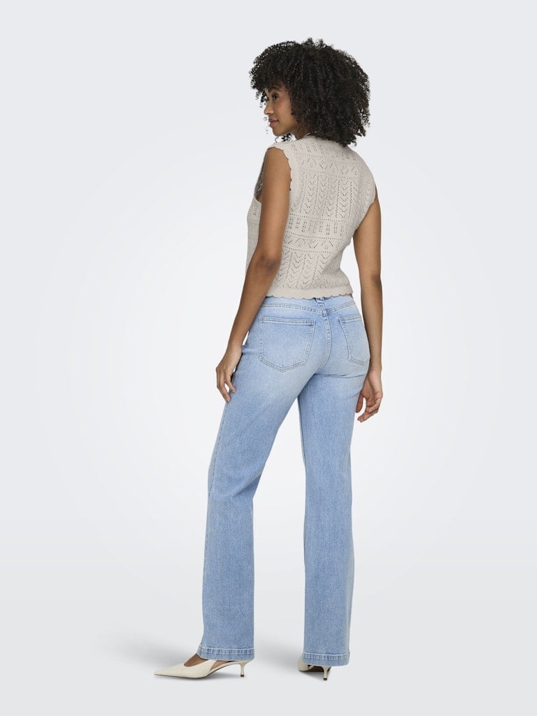 ONLIRINA V-NECK BUTTON VEST KNT NOOS