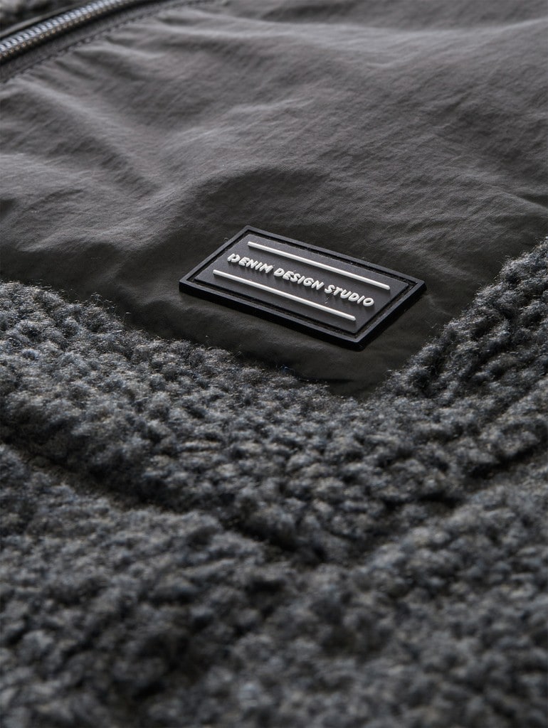 Relaxed Fit Teddy Jacke