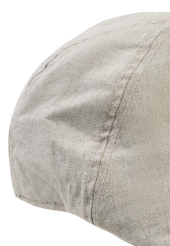 Flat Cap aus Leinen-Mix