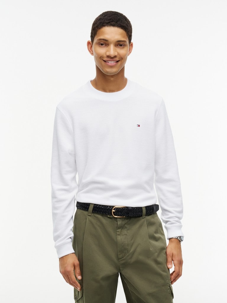 TEXTURED LS TEE