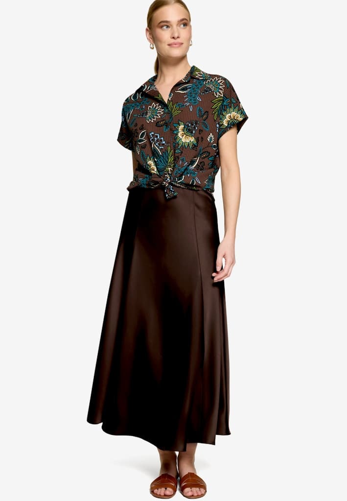 Bluse kurzarm mit Print