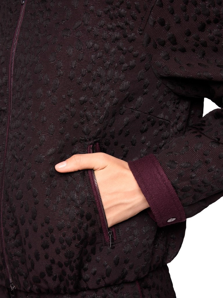 Jacke mit Strukturmuster