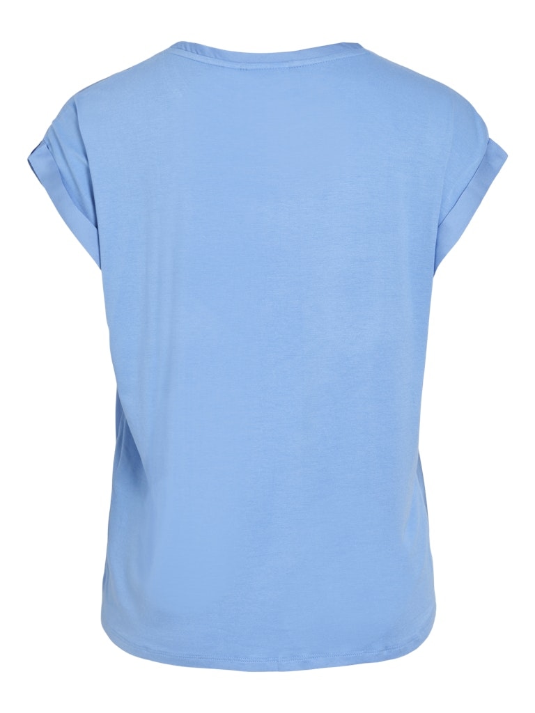 VIELLETTE S/S SATIN TOP - NOOS