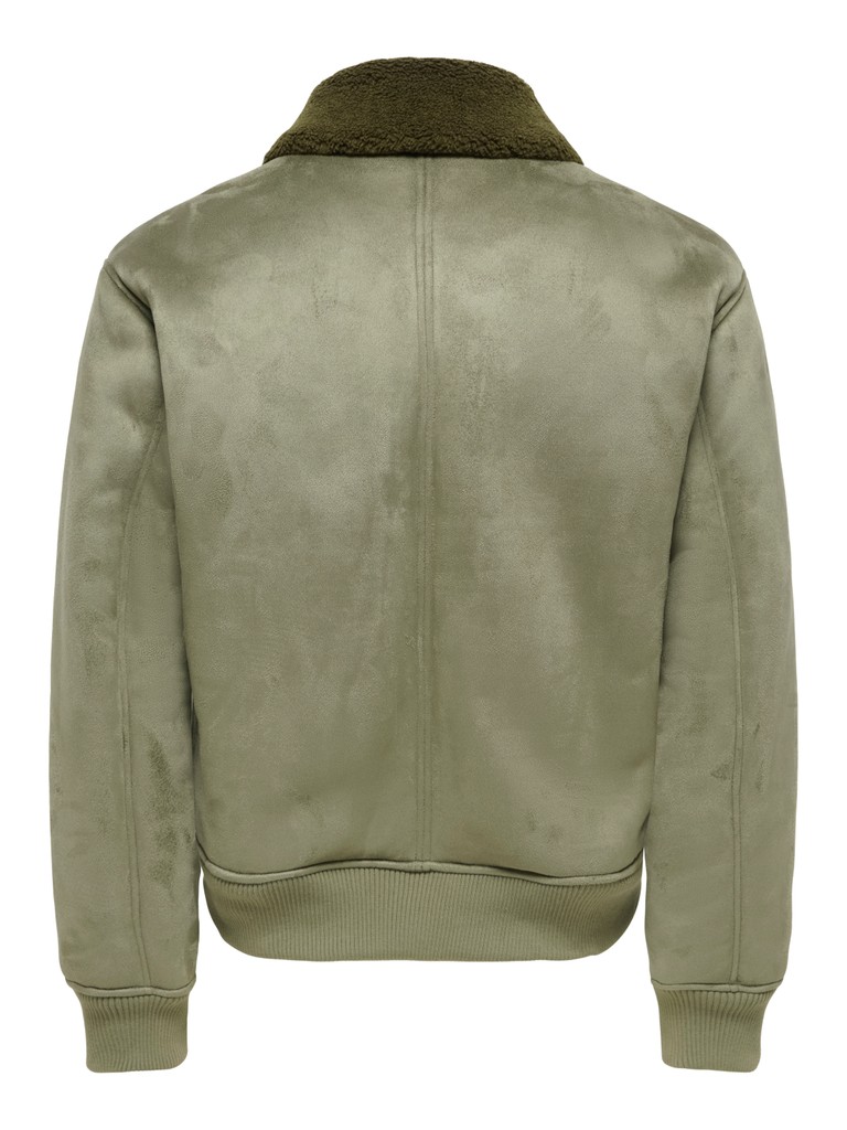 ONSSPENCER SHEARLING JACKET OTW