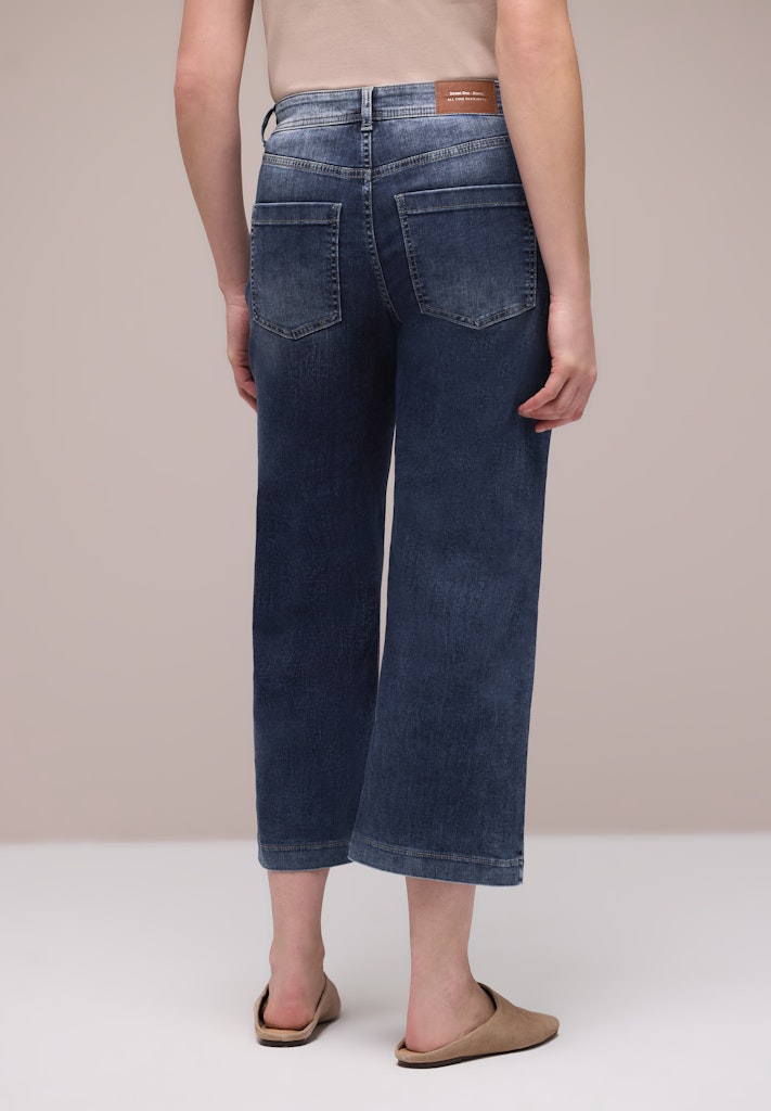 High Waist Wide Leg Jeans im Loose Fit