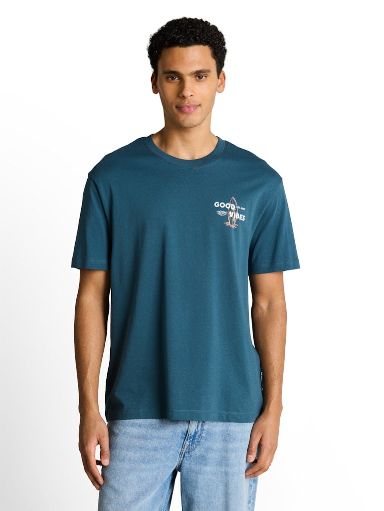 Relaxed Fit T-Shirt mit Rückenprint