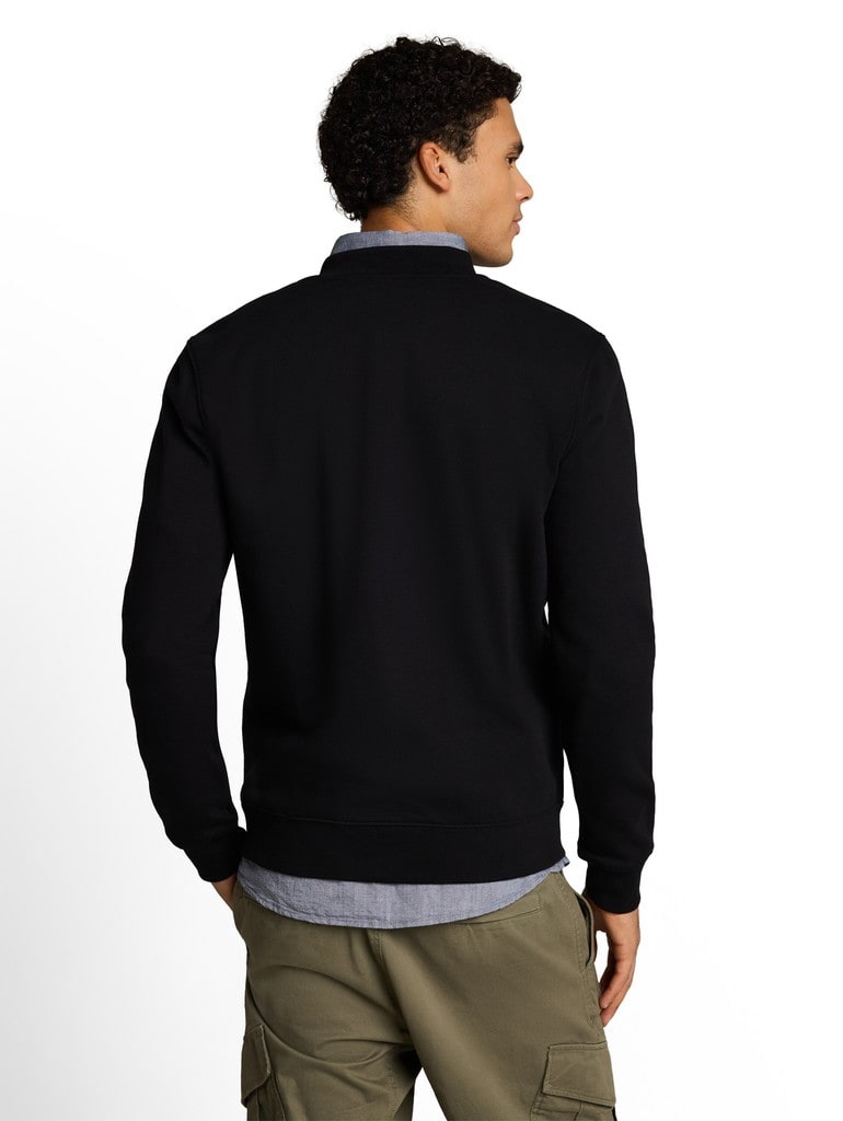 Sweatjacke mit Bomberkragen