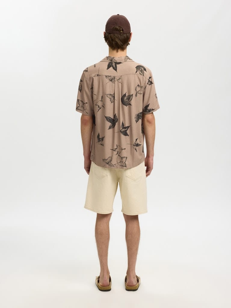 SLHREGTERRY AOP SS SHIRT