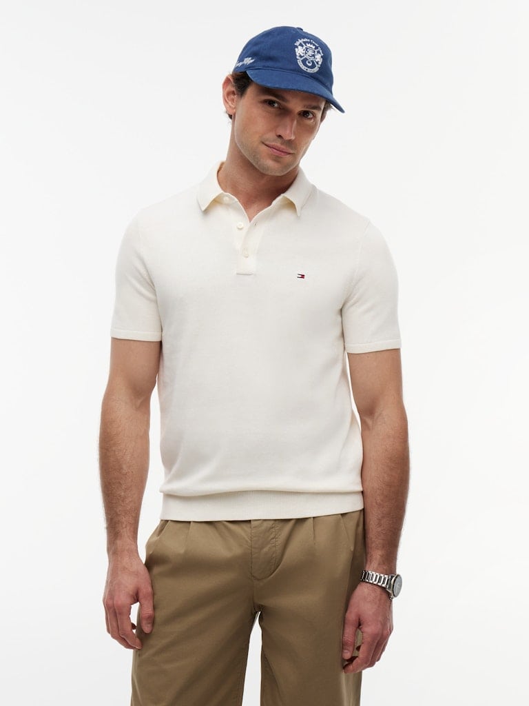 Regular Fit Knit Polo Shirt