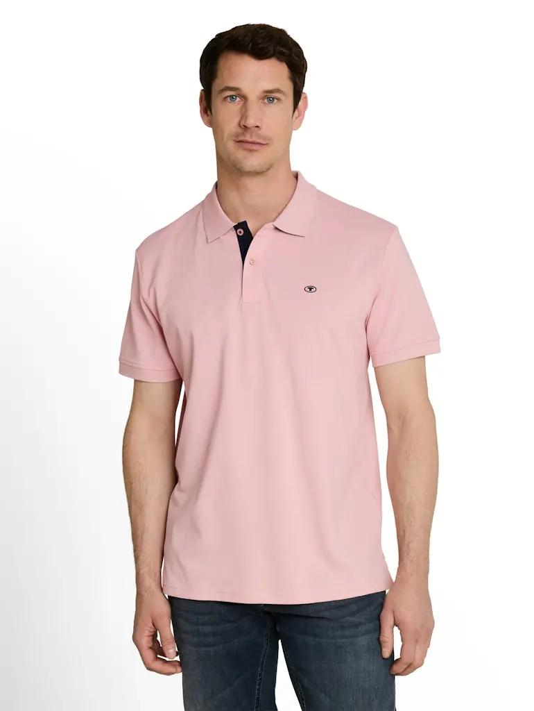 Piqué Poloshirt mit Logo-Stickerei