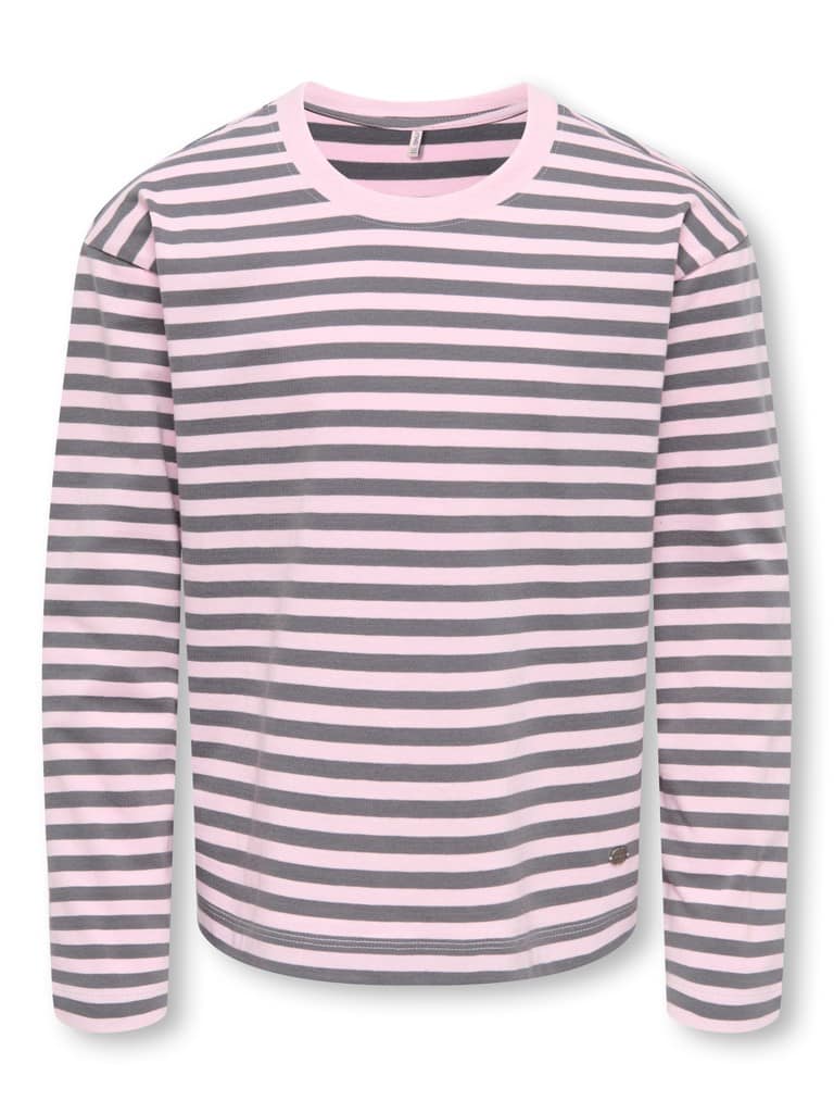 KOGNICCA LS RXL Y/D STRIPED TOP JRS GRL