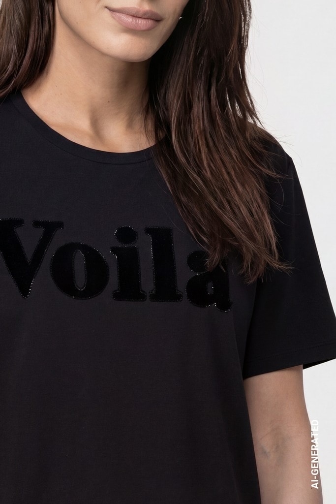 T-Shirt mit Schriftzug