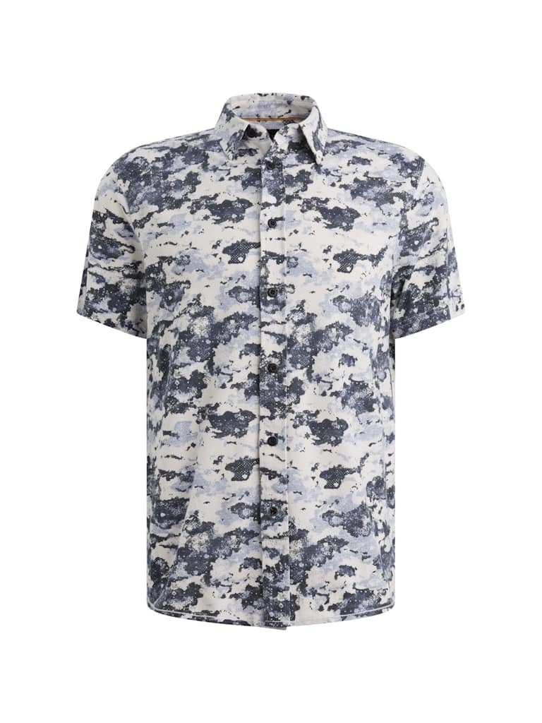 Skynight s/s AOP Abstract Cloud On Pique Jersey