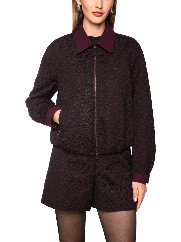 Jacke mit Strukturmuster