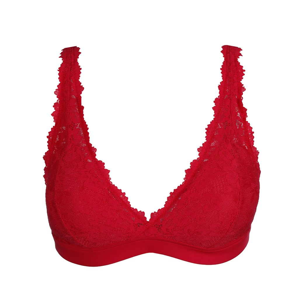 SOFT STUDIO true red unterlegtes Bralette