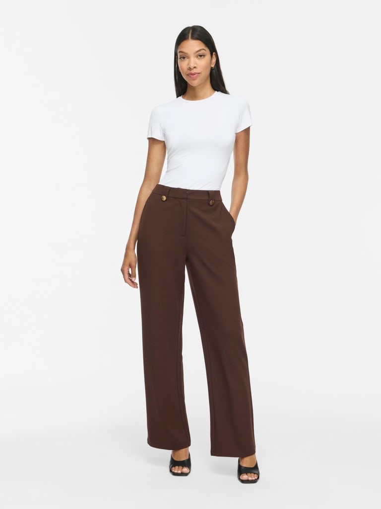 VICLUA HW WIDE BUTTON PANTS- NOOS